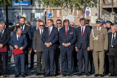 Uroczystość ku czci ofiar „operacji polskiej” NKWD – 11 sierpnia 2019. Fot. Marcin Jurkiewicz (IPN)