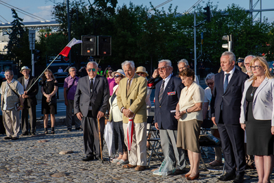 Uroczystość ku czci ofiar „operacji polskiej” NKWD – 11 sierpnia 2019. Fot. Marcin Jurkiewicz (IPN)