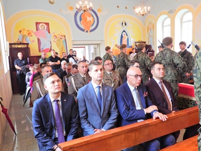 Pogrzeb żołnierzy Wojska Polskiego poległych w sierpniu 1920 r. w Mątwicy – Łomża, 14 sierpnia 2019 fot. Mateusz Niegowski