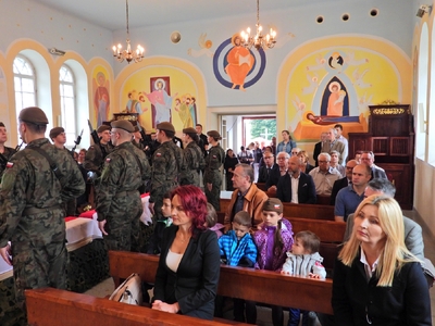 Pogrzeb żołnierzy Wojska Polskiego poległych w sierpniu 1920 r. w Mątwicy – Łomża, 14 sierpnia 2019 fot. Mateusz Niegowski