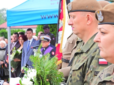 Pogrzeb żołnierzy Wojska Polskiego poległych w sierpniu 1920 r. w Mątwicy – Łomża, 14 sierpnia 2019 fot. Mateusz Niegowski