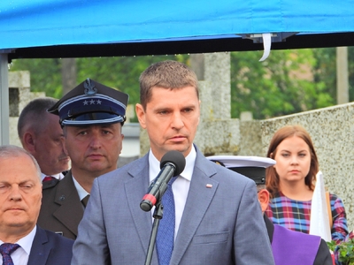 Pogrzeb żołnierzy Wojska Polskiego poległych w sierpniu 1920 r. w Mątwicy – Łomża, 14 sierpnia 2019 fot. Mateusz Niegowski