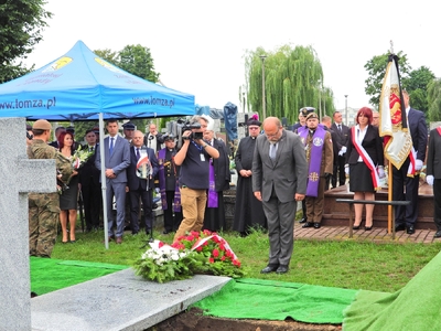 Pogrzeb żołnierzy Wojska Polskiego poległych w sierpniu 1920 r. w Mątwicy – Łomża, 14 sierpnia 2019 fot. Mateusz Niegowski