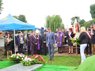 Pogrzeb żołnierzy Wojska Polskiego poległych w sierpniu 1920 r. w Mątwicy – Łomża, 14 sierpnia 2019 fot. Mateusz Niegowski