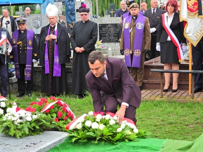 Pogrzeb żołnierzy Wojska Polskiego poległych w sierpniu 1920 r. w Mątwicy – Łomża, 14 sierpnia 2019 fot. Mateusz Niegowski