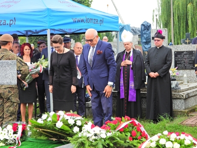 Pogrzeb żołnierzy Wojska Polskiego poległych w sierpniu 1920 r. w Mątwicy – Łomża, 14 sierpnia 2019 fot. Mateusz Niegowski