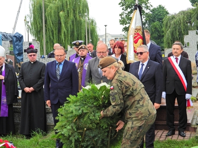 Pogrzeb żołnierzy Wojska Polskiego poległych w sierpniu 1920 r. w Mątwicy – Łomża, 14 sierpnia 2019 fot. Mateusz Niegowski