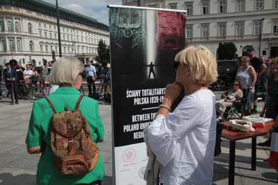 Otwarcie wystawy „Ściany totalitaryzmów. Polska 1939–1945” – Warszawa, 22 sierpnia 2019. Fot. Piotr Życieński (IPN)