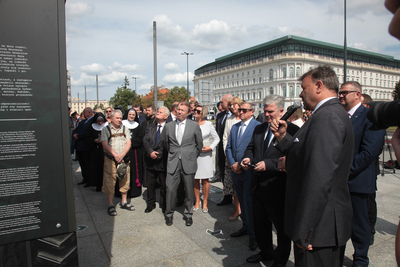 Otwarcie wystawy „Ściany totalitaryzmów. Polska 1939–1945” – Warszawa, 22 sierpnia 2019. Fot. Piotr Życieński (IPN)
