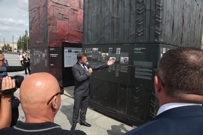 Otwarcie wystawy „Ściany totalitaryzmów. Polska 1939–1945” – Warszawa, 22 sierpnia 2019. Fot. Piotr Życieński (IPN)