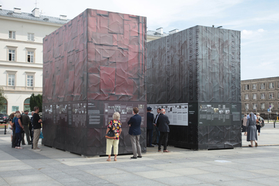 Otwarcie wystawy „Ściany totalitaryzmów. Polska 1939–1945” – Warszawa, 22 sierpnia 2019. Fot. Piotr Życieński (IPN)