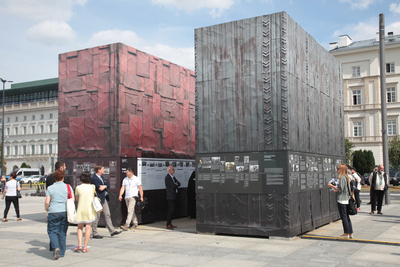 Otwarcie wystawy „Ściany totalitaryzmów. Polska 1939–1945” – Warszawa, 22 sierpnia 2019. Fot. Piotr Życieński (IPN)