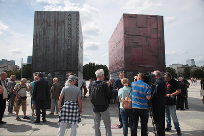 Otwarcie wystawy „Ściany totalitaryzmów. Polska 1939–1945” – Warszawa, 22 sierpnia 2019. Fot. Piotr Życieński (IPN)