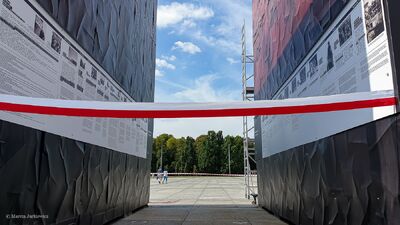 Otwarcie wystawy „Ściany totalitaryzmów. Polska 1939–1945” – Warszawa, 22 sierpnia 2019. Fot. Marcin Jurkiewicz (IPN)