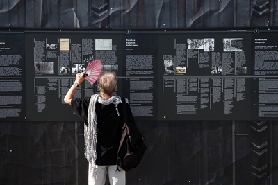 Wystawa IPN „Ściany totalitaryzmów. Polska 1939–1945” w Warszawie. Fot. Sławek Kasper (IPN)