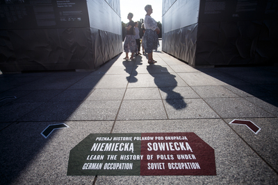 Wystawa IPN „Ściany totalitaryzmów. Polska 1939–1945” w Warszawie. Fot. Sławek Kasper (IPN)