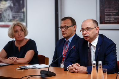 Wizyta dziennikarzy z Uzbekistanu – Warszawa, 28 sierpnia 2019. Fot. Sławek Kasper (IPN)