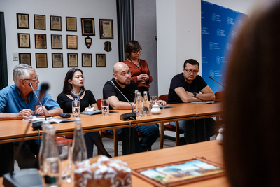 Wizyta dziennikarzy z Uzbekistanu – Warszawa, 28 sierpnia 2019. Fot. Sławek Kasper (IPN)