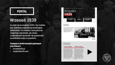 80.rocznica wybuchu II wojny światowej. Działania IPN