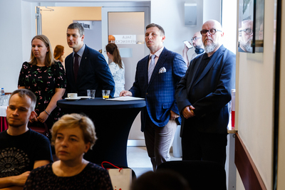 Konferencja prasowa na temat przedsięwzięć IPN związanych z obchodami 80. rocznicy wybuchu II wojny światowej – Warszawa, 29 sierpnia 2019. Fot. Sławek Kasper (IPN)