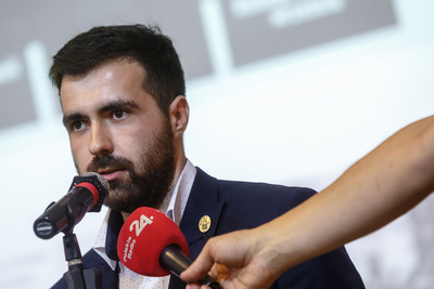 Konferencja prasowa na temat przedsięwzięć IPN związanych z obchodami 80. rocznicy wybuchu II wojny światowej – Warszawa, 29 sierpnia 2019. Fot. Sławek Kasper (IPN)