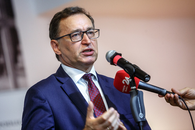 Konferencja prasowa na temat przedsięwzięć IPN związanych z obchodami 80. rocznicy wybuchu II wojny światowej – Warszawa, 29 sierpnia 2019. Fot. Sławek Kasper (IPN)