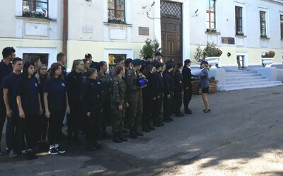 Przed byłą siedzibą NKWD w Twerze – 2 września 2019