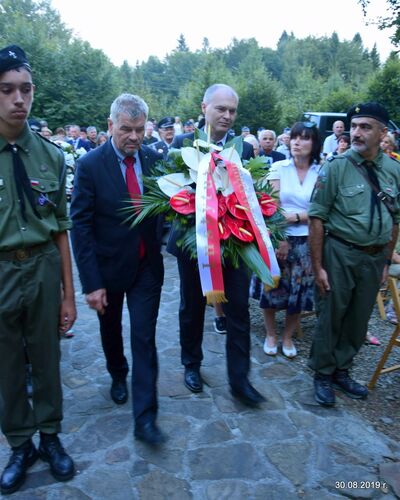 75. rocznica tragicznej śmierci polskiej załogi Halifaxa – Krzywa-Banica, 30 sierpnia 2019