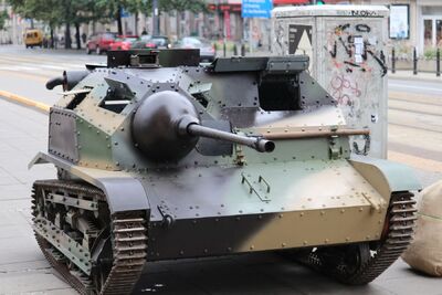 Diorama „Obrona Warszawy we wrześniu 1939 r.” – Warszawa, 3 września 2019. Fot. Łukasz Kaczmarczyk (IPN)