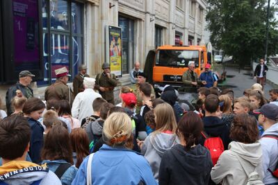 Diorama „Obrona Warszawy we wrześniu 1939 r.” – Warszawa, 3 września 2019. Fot. Łukasz Kaczmarczyk (IPN)