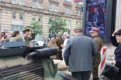 Diorama „Obrona Warszawy we wrześniu 1939 r.” – Warszawa, 3 września 2019. Fot. Łukasz Kaczmarczyk (IPN)