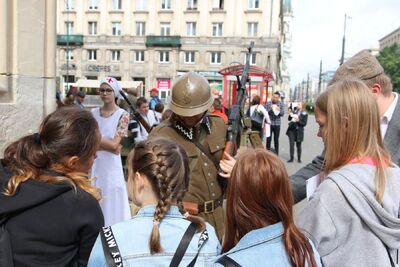 Diorama „Obrona Warszawy we wrześniu 1939 r.” – Warszawa, 3 września 2019. Fot. Łukasz Kaczmarczyk (IPN)