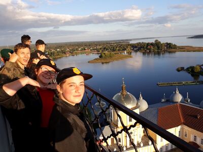 Uczestnicy wyprawy w Ostaszkowie –  2 września 2019