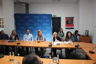 Sędziowie i prokuratorzy – stażyści programu Europejskiej Sieci Szkolenia Kadr Wymiaru Sprawiedliwości z wizytą w IPN – 3 września 2019