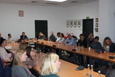 Sędziowie i prokuratorzy – stażyści programu Europejskiej Sieci Szkolenia Kadr Wymiaru Sprawiedliwości z wizytą w IPN – 3 września 2019