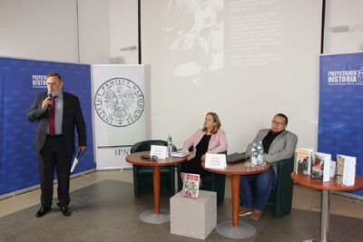 Promocja książki „Relacje o pomocy udzielanej Żydom przez Polaków w latach 1939–1945”, tom 1: „Dystrykt warszawski Generalnego Gubernatorstwa” – Warszawa, 6 września 2019. Fot. Łukasz Kaczmarczyk