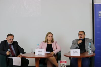 Promocja książki „Relacje o pomocy udzielanej Żydom przez Polaków w latach 1939–1945”, tom 1: „Dystrykt warszawski Generalnego Gubernatorstwa” – Warszawa, 6 września 2019. Fot. Łukasz Kaczmarczyk