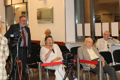 Promocja książki „Relacje o pomocy udzielanej Żydom przez Polaków w latach 1939–1945”, tom 1: „Dystrykt warszawski Generalnego Gubernatorstwa” – Warszawa, 6 września 2019. Fot. Łukasz Kaczmarczyk