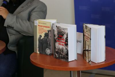 Promocja książki „Relacje o pomocy udzielanej Żydom przez Polaków w latach 1939–1945”, tom 1: „Dystrykt warszawski Generalnego Gubernatorstwa” – Warszawa, 6 września 2019. Fot. Łukasz Kaczmarczyk