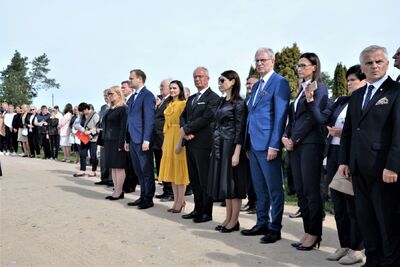 Pogrzeb czterech nieznanych żołnierzy AK w Ejszyszkach (Litwa) – 7 września 2019