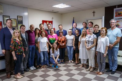 Spotkanie z przedstawicielami Narodowo-Kulturalnego Stowarzyszenia Polaków Polska Nuta – Odessa, 10 września 2019