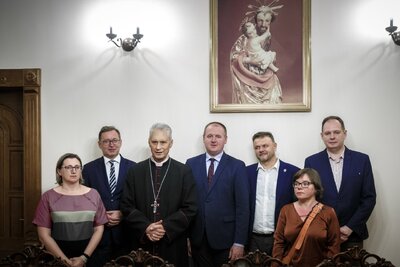 Wizyta u bp. Bronisława Bernackiego, ordynariusza diecezji odesko-symferopolskiej – Odessa, 10 września 2019