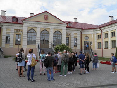 Zwiedzanie zabytków Pińska, 10 września 2019 r. Fot. IPN