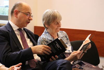 Prezentacja reprintu „Sonderfahndungsbuch Polen. Specjalna księga gończa dla Polski” – Warszawa, 11 września 2019. Fot. Aleksandra Wierzchowska (IPN)