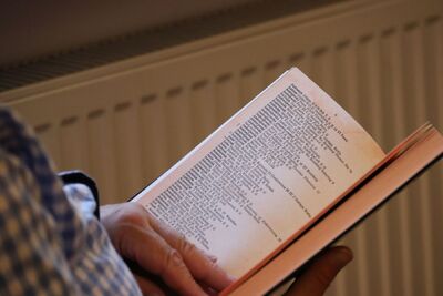 Prezentacja reprintu „Sonderfahndungsbuch Polen. Specjalna księga gończa dla Polski” – Warszawa, 11 września 2019. Fot. Aleksandra Wierzchowska (IPN)