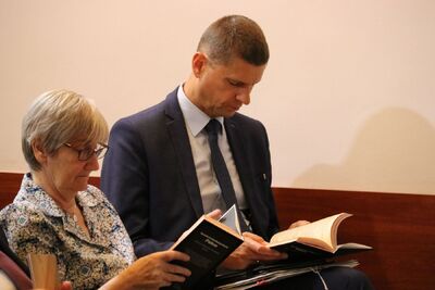 Prezentacja reprintu „Sonderfahndungsbuch Polen. Specjalna księga gończa dla Polski” – Warszawa, 11 września 2019. Fot. Aleksandra Wierzchowska (IPN)