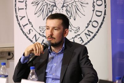 Prezentacja reprintu „Sonderfahndungsbuch Polen. Specjalna księga gończa dla Polski” – Warszawa, 11 września 2019. Fot. Aleksandra Wierzchowska (IPN)