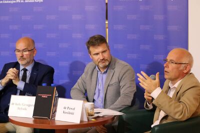 Prezentacja reprintu „Sonderfahndungsbuch Polen. Specjalna księga gończa dla Polski” – Warszawa, 11 września 2019. Fot. Aleksandra Wierzchowska (IPN)