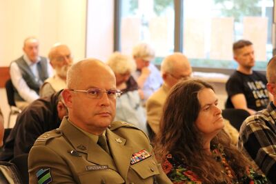 Prezentacja reprintu „Sonderfahndungsbuch Polen. Specjalna księga gończa dla Polski” – Warszawa, 11 września 2019. Fot. Aleksandra Wierzchowska (IPN)