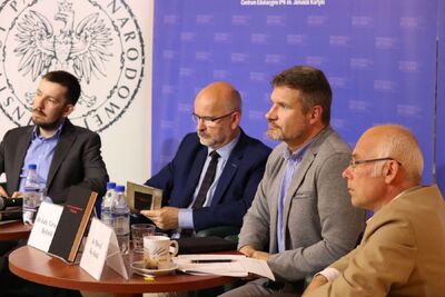 Prezentacja reprintu „Sonderfahndungsbuch Polen. Specjalna księga gończa dla Polski” – Warszawa, 11 września 2019. Fot. Aleksandra Wierzchowska (IPN)